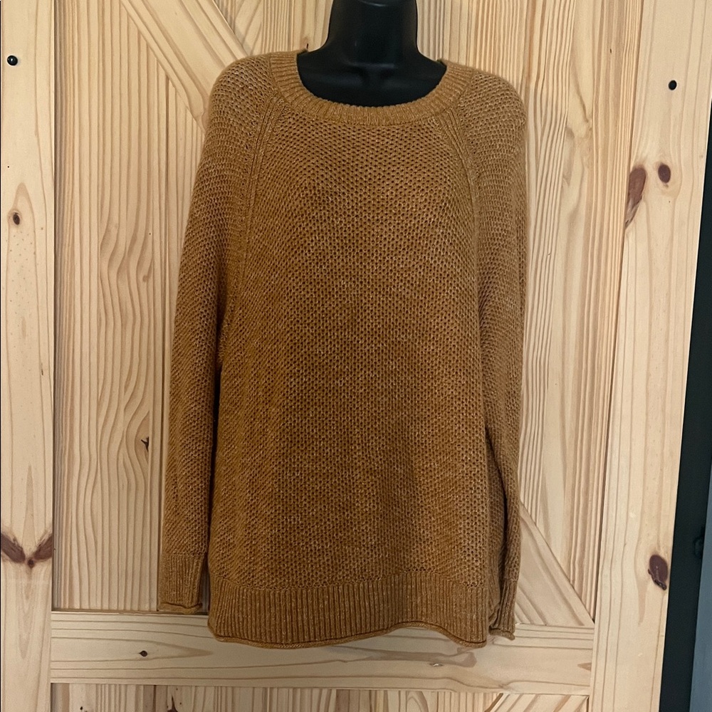 Cozy Mustard Knit Sweater